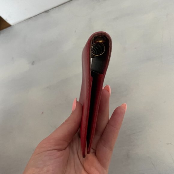 Louis Vuitton Vintage Leather Bifold Epi Travel Passport Wallet Red - Picture 7 of 13